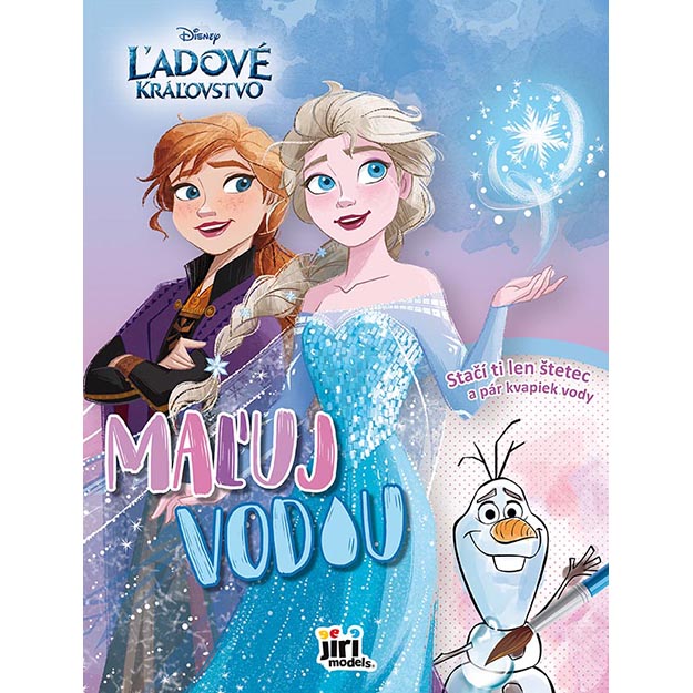 Maluj vodou JM A4 Ledové království