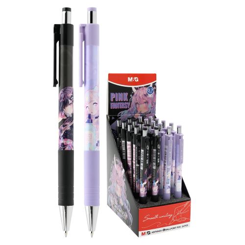 Pero kuličkové M&G Pink Fantasy 0,7 mm - modrá náplň /1ks