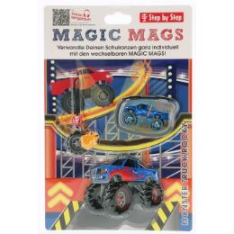 Doplňkový set obrázků MAGIC MAGS Monster Truck Rocky k aktovkám GRADE, SPACE, CLOUD (3)