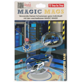 HAMA Doplňkový set obrázků MAGIC MAGS Helicopter Sam k aktovkám GRADE, SPACE, CLOUD, KID