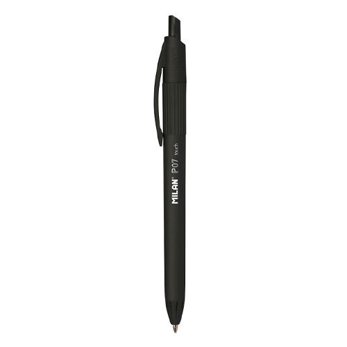 Pero kuličkové MILAN P07 Touch 0,7 mm - černá náplň