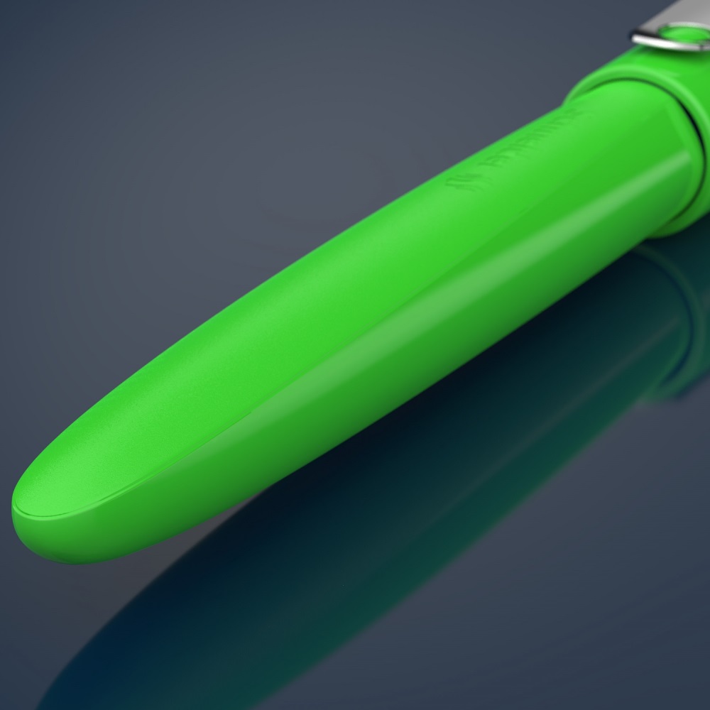 SCHNEIDER Plnicí pero Schneider Wavy green - modrá náplň