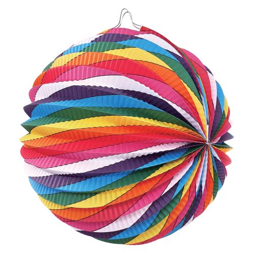 330321 Lampion Vlnky, papierovy, gulaty