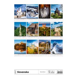 Nástěnný kalendář 2027 Slovensko (2)
