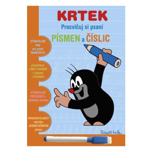 Precvič si písanie písmen a číslic - Krtek