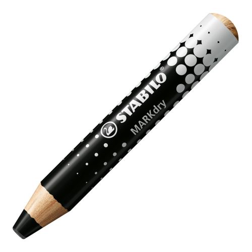 Suchý popisovač na tabuľu a flipchart - STABILO MARKdry - čierna