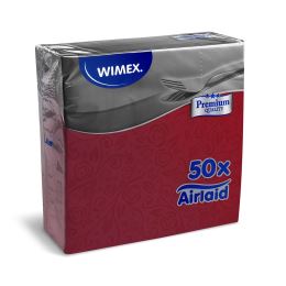 Obrousky Premium 40 x 40 cm dekor R "bordové 50 ks (1)