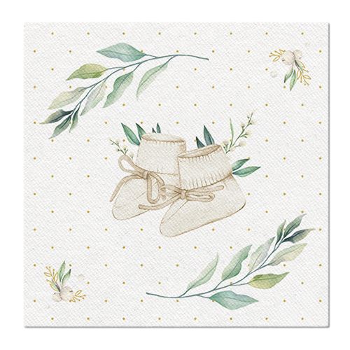 Obrúsky PAW AIRLAID 40x40 cm Hello Baby