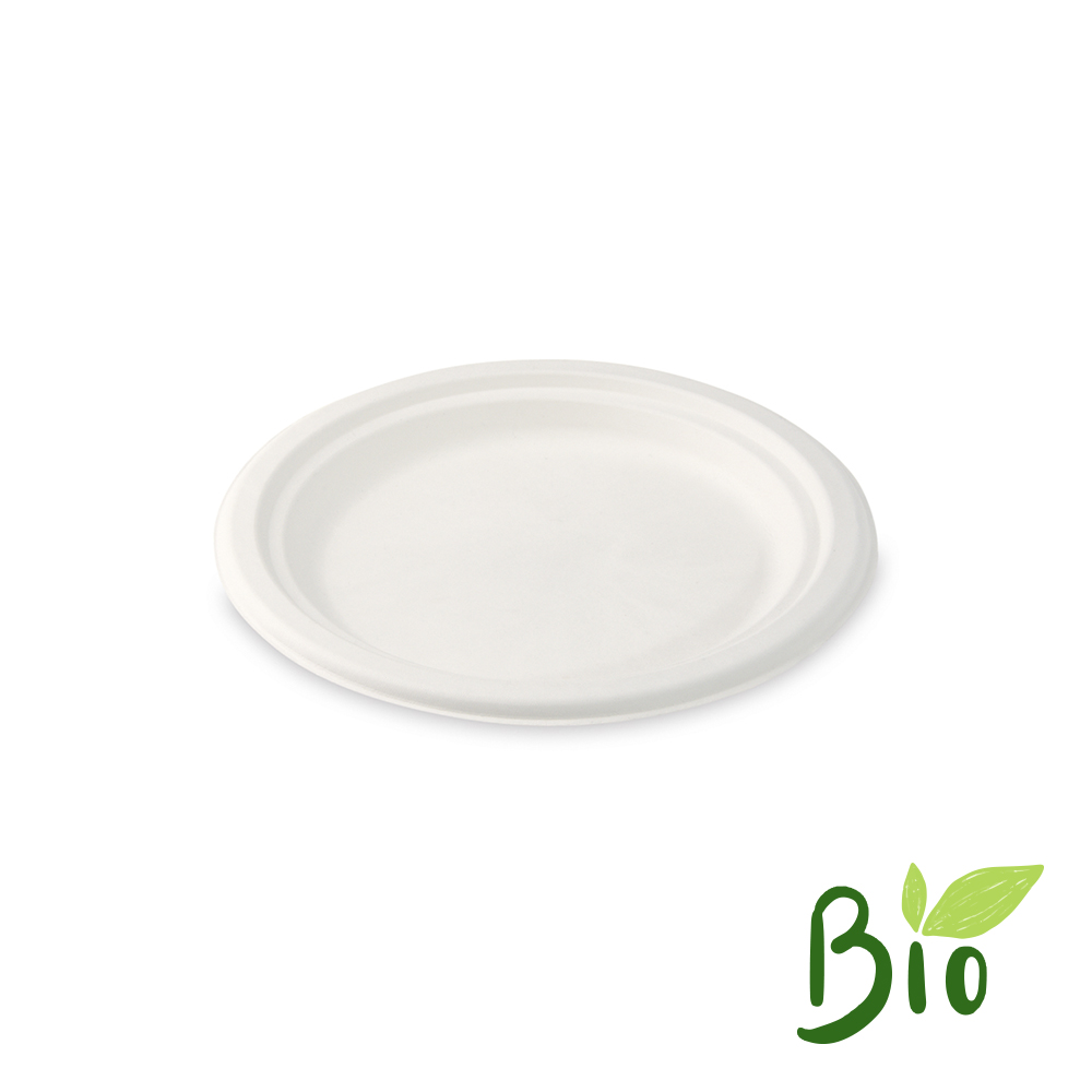 WIMEX Talíř kulatý BIO cukrová třtina 17,5 cm, 50 ks