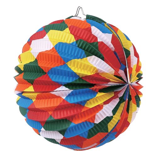 330320 Lampion Farby, papierovy, gulaty