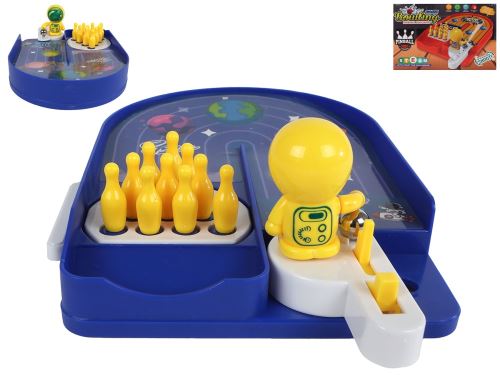 Pinball bowling stolní hra 19x13x3,5cm 2druhy v krabičce