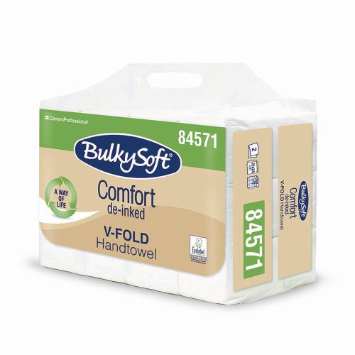 Ručníky ZZ Bulky Soft, 2-vrst bílé, 3000 ks
