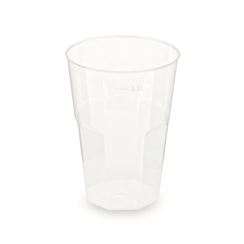 Kelímek vratný (PP) opakovaně použitelný extra-silný Koktejl O81mm 0,3L [15 ks]
