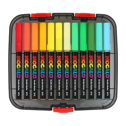 Popisovač M&G MOCALO Acrylic Marker, štětcový hrot (sada 24 barev) (3)