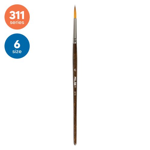 Štětec kulatý MILAN č. 6 - 311