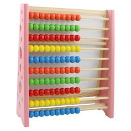 Multifunkční tabule s počítadlem 25x30x9 cm - dřevěná 3v1- mix 2 barev (1)
