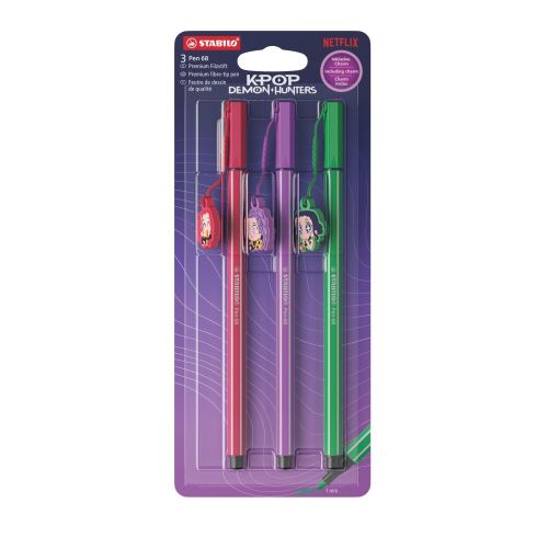 Fix vláknový STABILO Pen 68 HUNTRIX (Rumi, Mira, Zoey