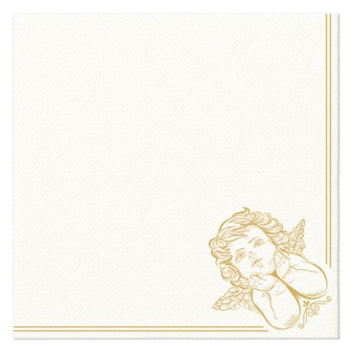 Ubrousky PAW AIRLAID 40x40 cm (12 ks) Cherubin