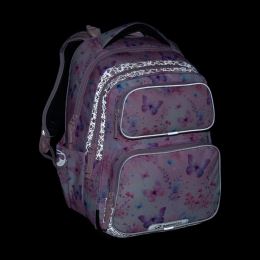 Sada školního batohu BagMaster DOPI 25 A + penál + pouzdro - Butterflies (5)