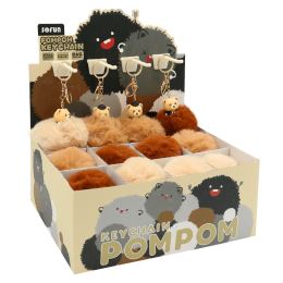 Klíčenka / Přívěsek JUNIOR PomPom Bear medvěd