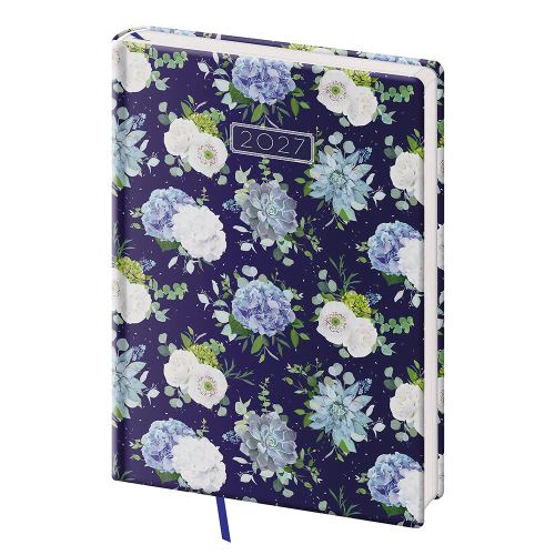Diář 2027 denní A5 Vario Lyra - Floral