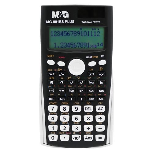 Kalkulačka vědecká M&G MG-991ES-PLUS 417 funkcí (12 znaků, 2 řádky) (4)