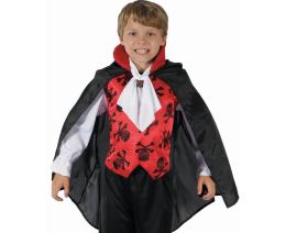 Dětský elegantní kostým Upír, velikost 130/140 cm