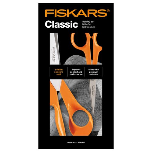 Nožnice, sada "Classic", oranžová Fiskars 1003031