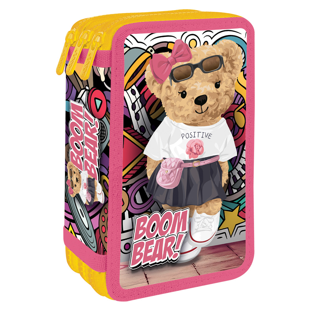 Penál prázdný - 3 patrový JUNIOR S9 Boom Bear