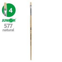 Štětec plochý JUNIOR č. 4" 577 Natural