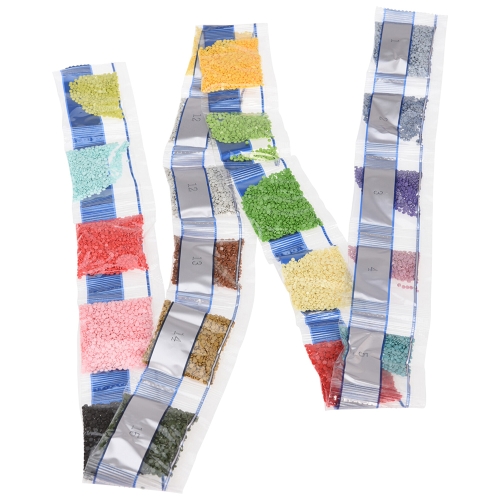 Diamantové malování (s rámem) - 4 různé motivy