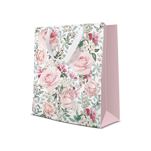 Darčeková taška PAW Gorgeous Roses, medium - 20x25x10 cm