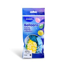 Balón L 30 cm, Ohňostroj / 5ks / (1)