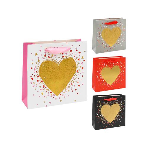 Dárková taška Heart 14,5 x 6 x 15 cm (1)