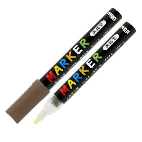 Popisovač akrylový M&G MOCALO Acrylic Marker 2 mm, Brown S421