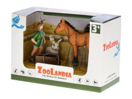 Zoolandia farma set se zvířátky a doplňky 4druhy v krabičce (1)