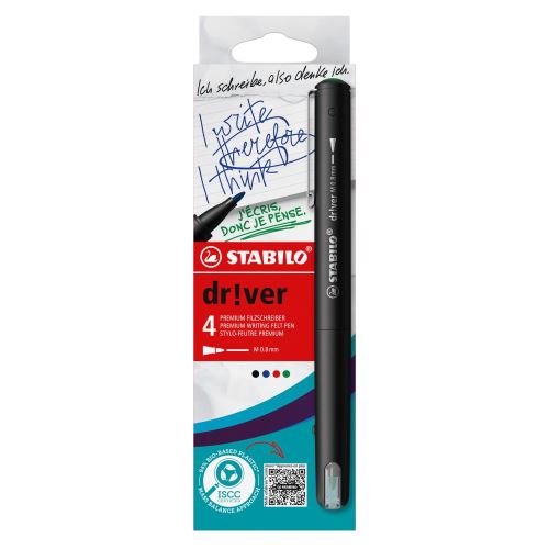 Liner medium STABILO dr!ver 0,8 mm - sada 4 barvy (6)