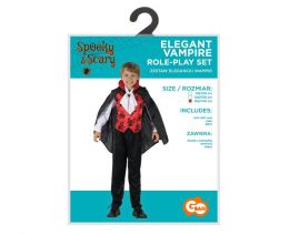 Dětský elegantní kostým Upír, velikost 130/140 cm (1)