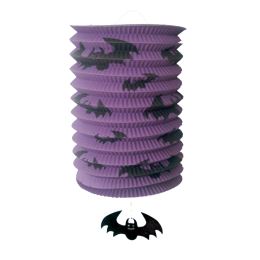 Lampion válcový 26 cm Halloween (mix 4 barev/designů, cena za 1 ks) (2)