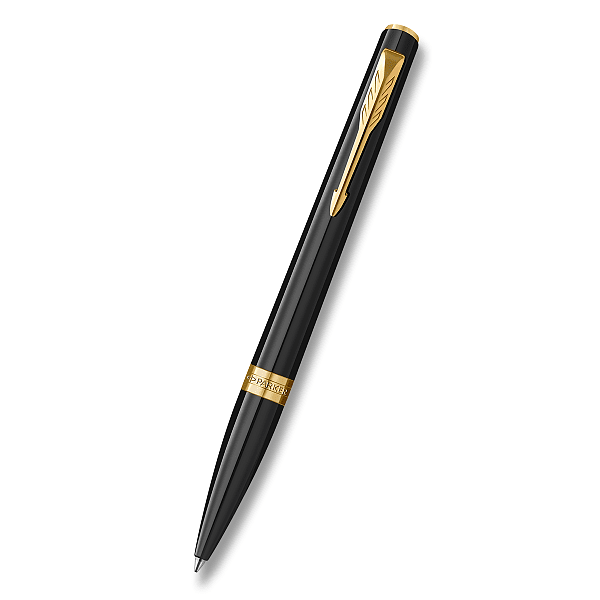 PARKER Pero kuličkové PARKER Meridian Glossy Black GT - modrá náplň