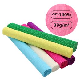 Krepový papír JUNIOR 100x25 cm SOFT Florist (sada 6 ks) (1)