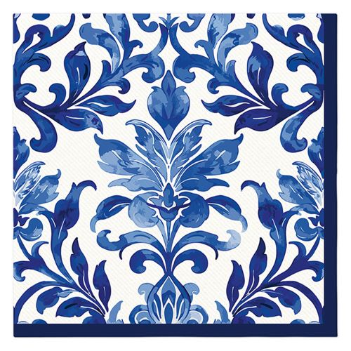 Ubrousky PAW AIRLAID 40x40 cm (50 ks) Indigo Weave