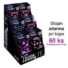 Nálepky dekorační 6007 Květinky Pink (2)