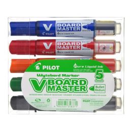 Popisovač na tabule, 2-3 mm, kuželový, PILOT "V-Board Master", 5ks sada Popisovač na tabule, 2-3 mm, kuželový, PILOT "V-Board Master", 5ks sada