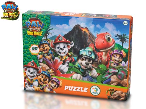 Paw Patrol: The Dino Movie puzzle 32x23cm 60dílků v krabičce