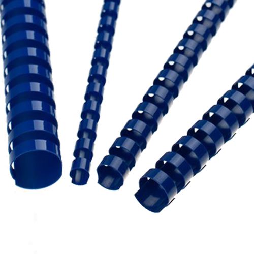 Hrebene plastové 19 mm modré