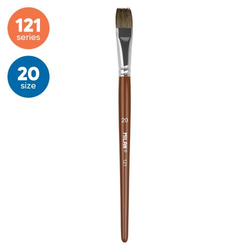 Štětec plochý MILAN č. 20 - 121