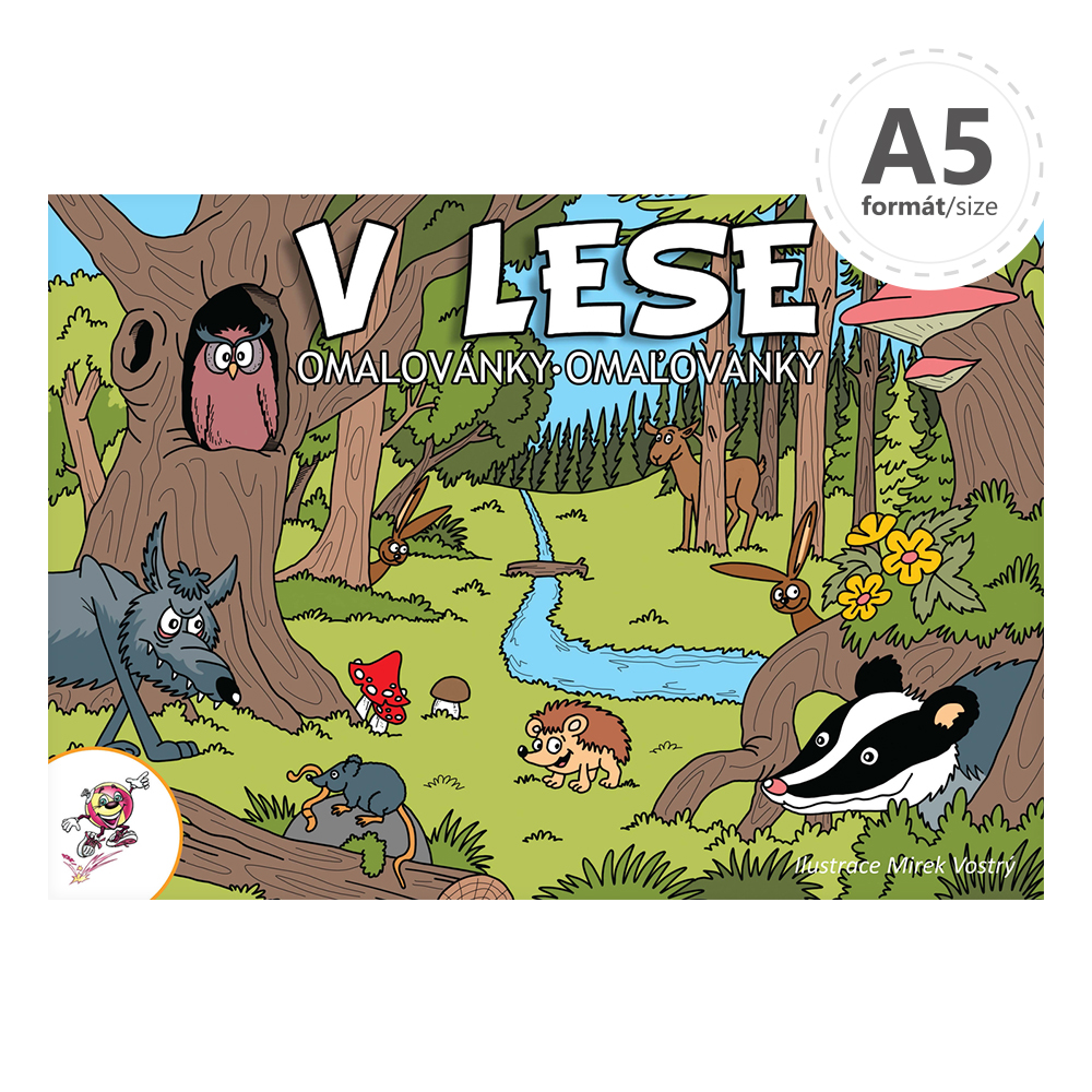 Omalovánka A5 - LUX V lese