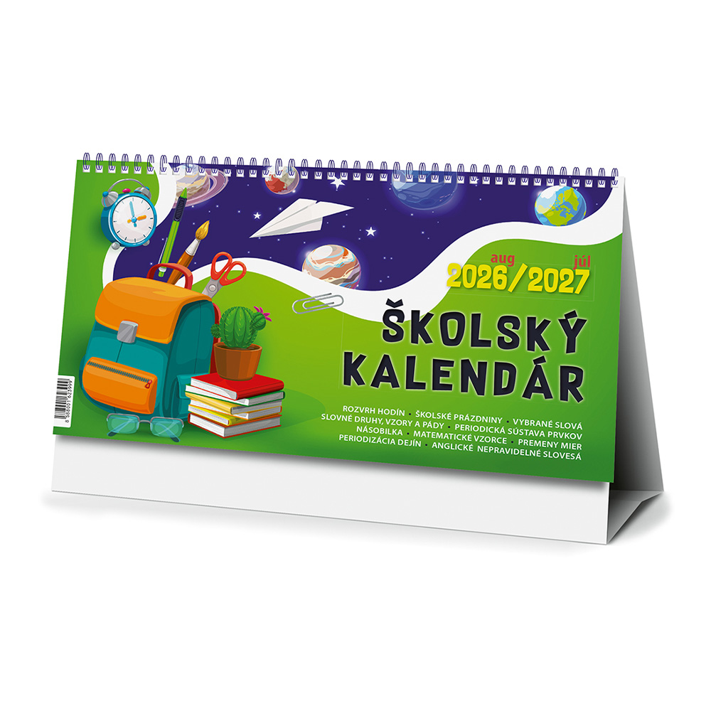 Stolní kalendář Školní kalendář 2026/2027