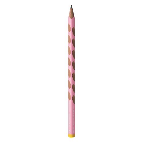 Tužka grafitová STABILO EASYgraph pro leváky, pastelově růžová